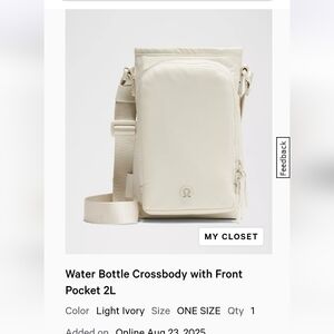 lululemon athletica Water Bottle Crossbody Bag with Front Pocket